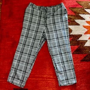 Ava & Viv Plaid Pants 1X